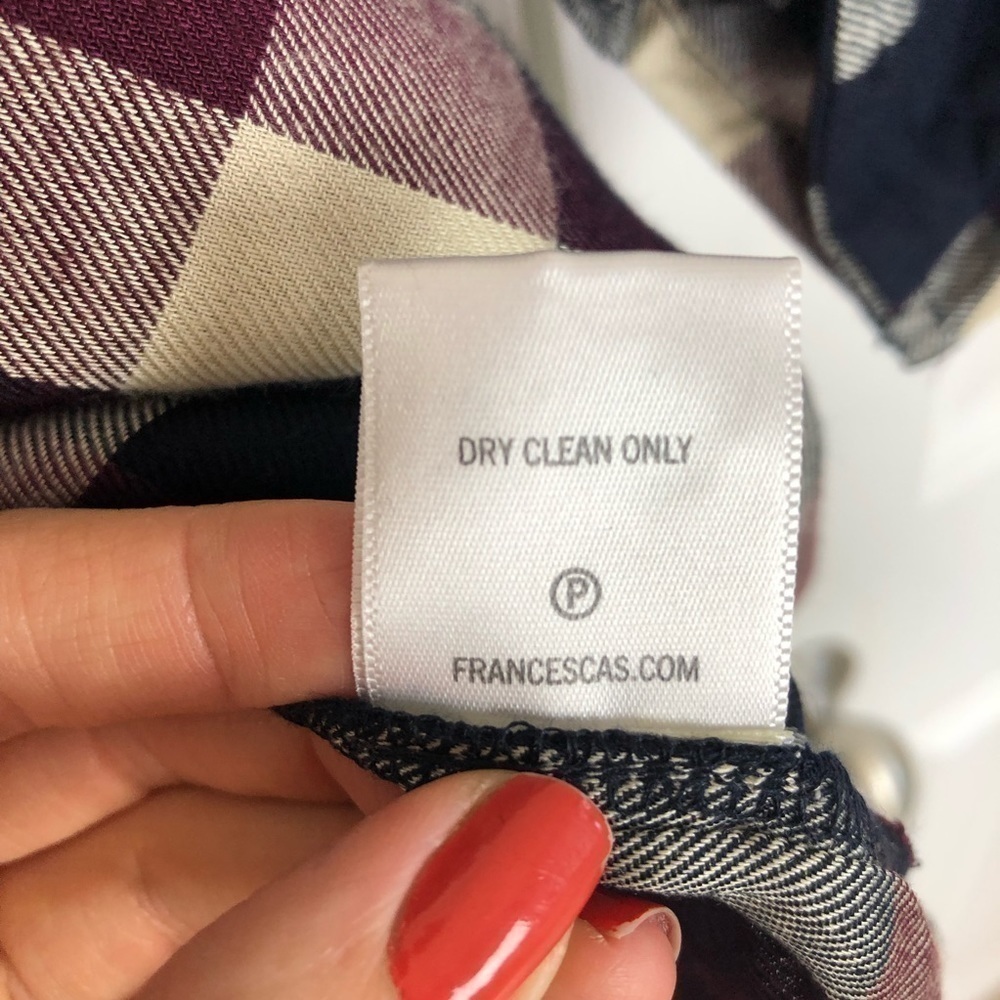 New Francesca’s Byrdie plaid button down top - Picture 6 of 8